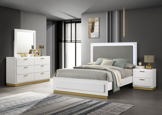 Caraway 4-piece Queen Bedroom Set White