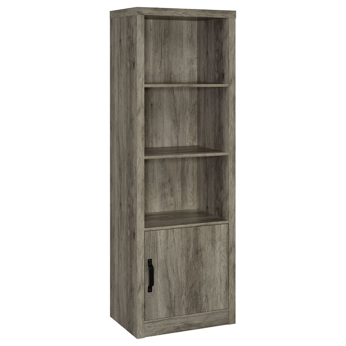 Burke 3-piece 59-inch TV Entertainment Center Grey Driftwood
