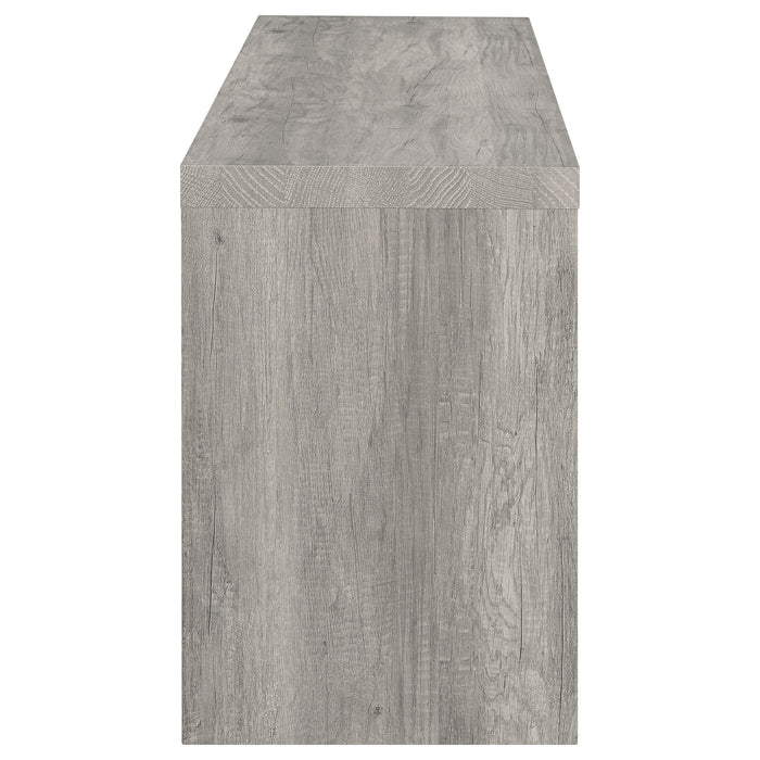 Burke 2-drawer Engineered Wood 59-inch TV Stand Grey Driftwood