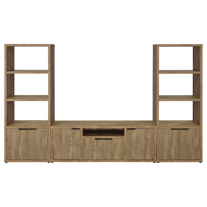 Tabby 4-door Engineered Wood 60-inch TV Stand Mango