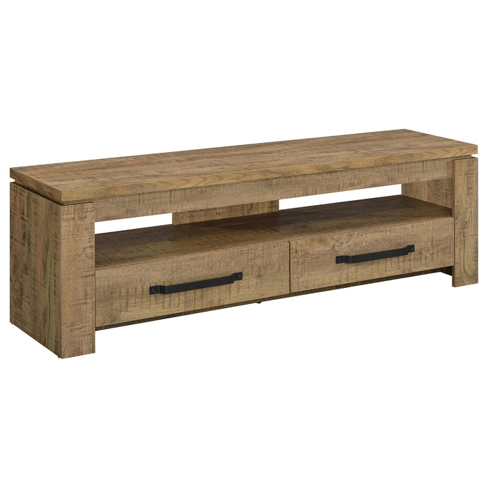 Elkton 2-drawer Engineered Wood 59-inch TV Stand Mango