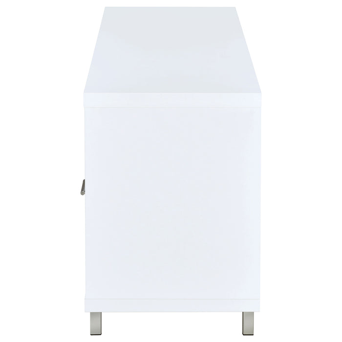 Casey 2-drawer Engineered Wood 60-inch TV Stand White