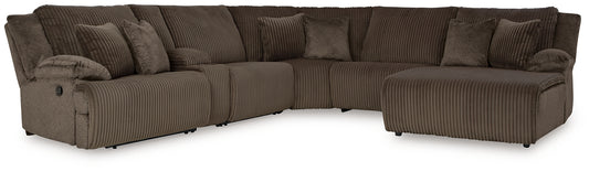 Top Tier 6-Piece Reclining Sectional with Chaise