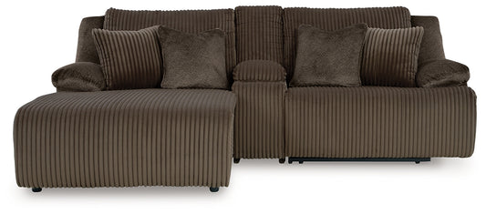 Top Tier 3-Piece Reclining Sectional Sofa with Chaise