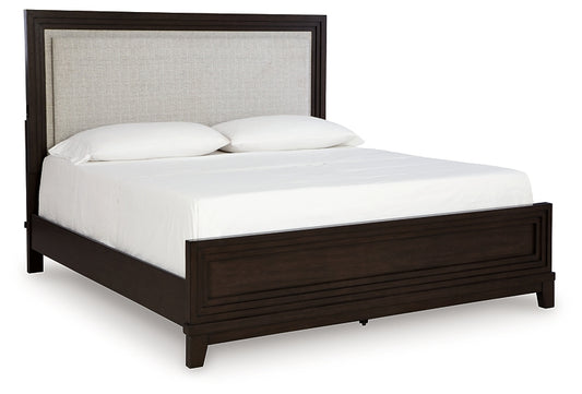 Neymorton California King Upholstered Panel Bed