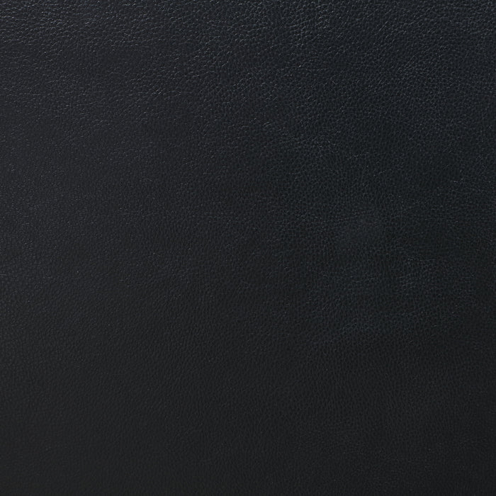 Hewitt Leather Dual Power Reclining Sectional Sofa Black