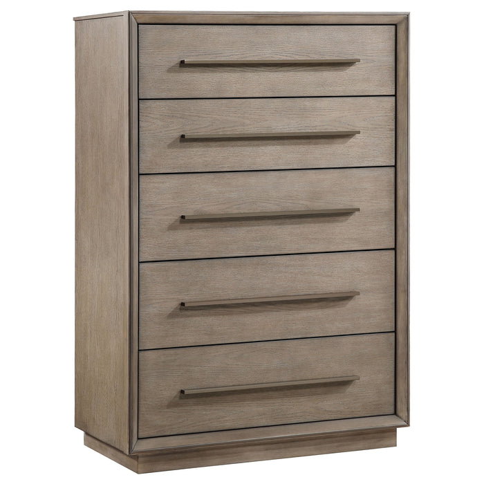 Durango 5-piece California King Bedroom Set Taupe Oak