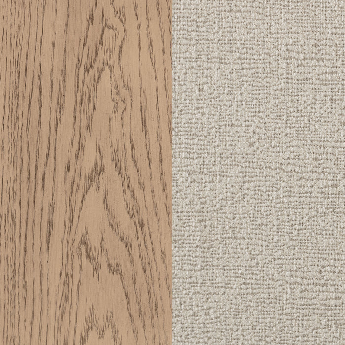 Kailani 52-inch Queen Wingback Bed Beige Oak