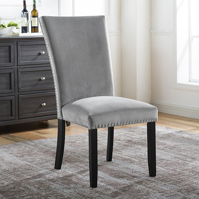 Kian - Side Chair, Light Gray (2/Ctn)