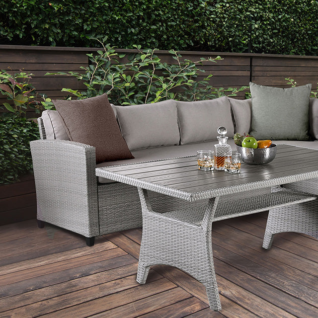 Kimana - 3 PC. Patio Dining Set