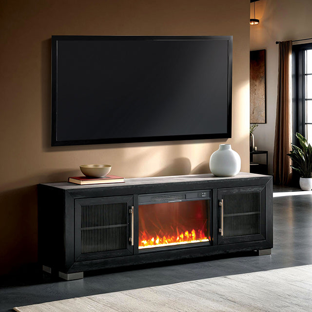 Ashbourne - 72" TV Stand w/ Fire Place