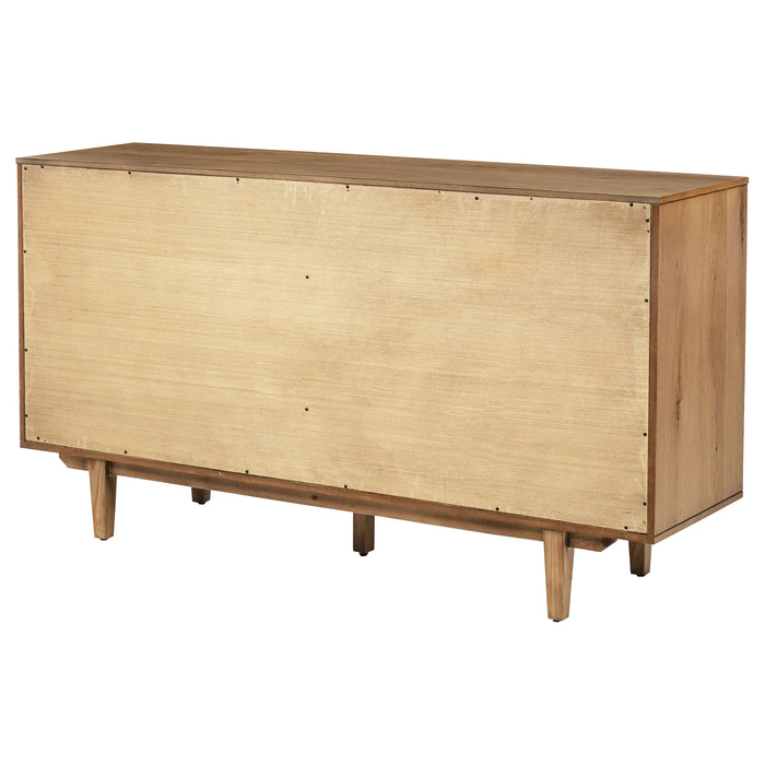 Middleton 4-door Sideboard Server with Dual Drawers Natural