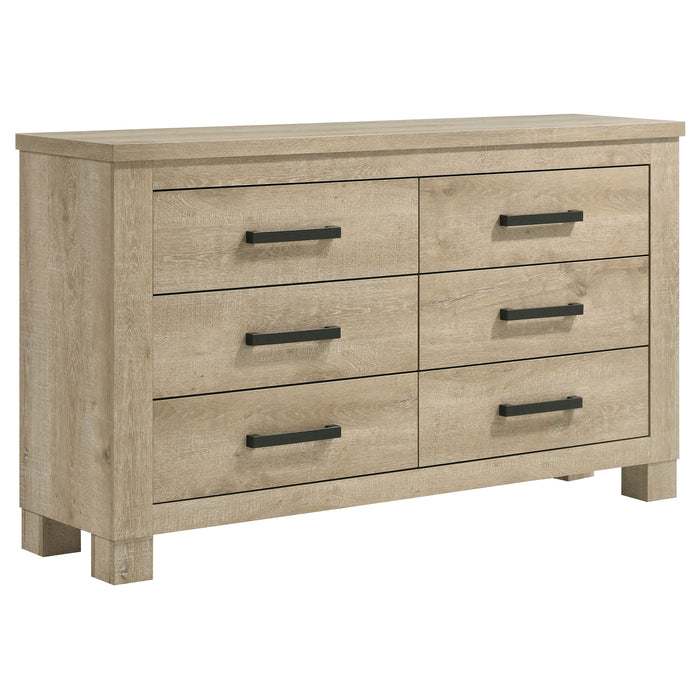Oakglen 4-piece California King Bedroom Set Weathered Oak
