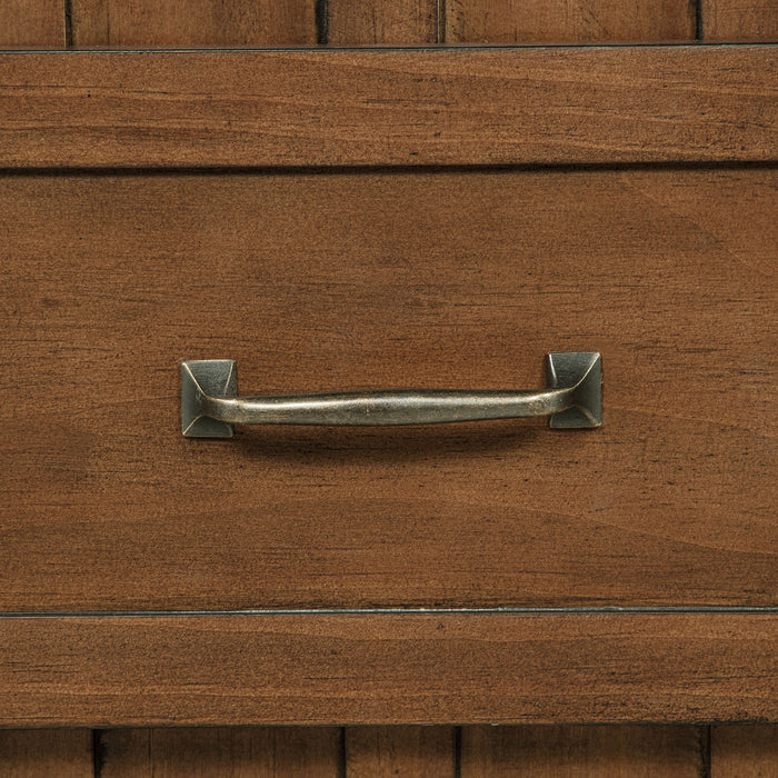 Carlsbad Wood Twin Captains Bed With Trundle Medium Brown