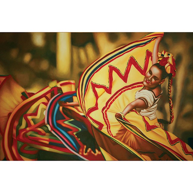Danza Folklorica - Printed Canvas Painting