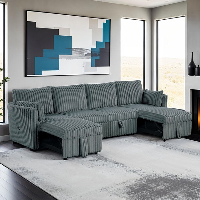 Denholme - U-Sectional w/ Pull Out