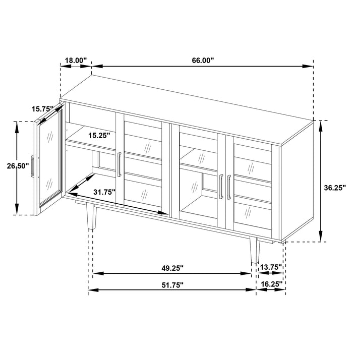 Middleton 10-piece Extension Leaf Dining Set Natural Brown
