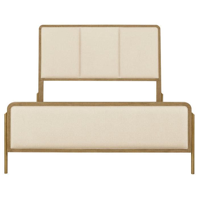 Arini 56-inch Eastern King Panel Bed Cream and Sand Wash