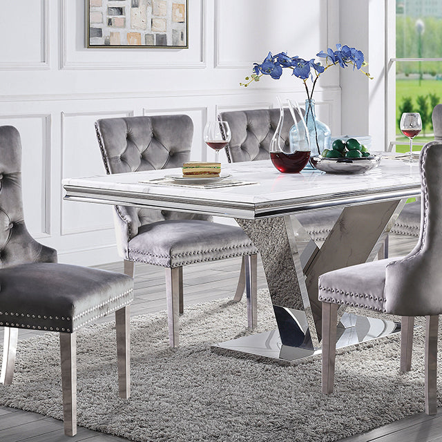 Valdevers - 7 Pc Dining Table Set