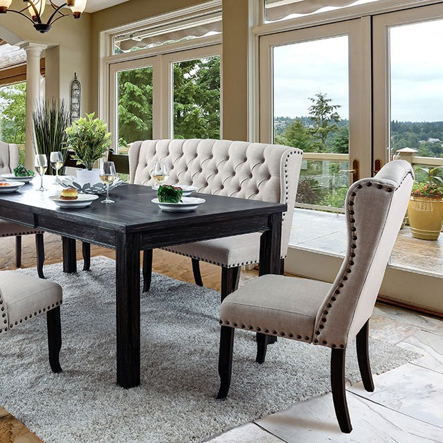 Sania - 6 Pc Dining Table Set w/ Bench