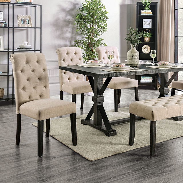 Alfred - 6 Pc Dining Table Set w/ Bench