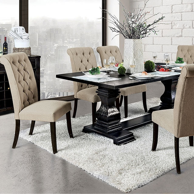 Nerissa - 7 Pc Dining Table Set