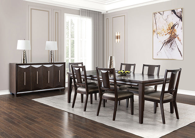 Hinwitz - 9 Pc Dining Table Set