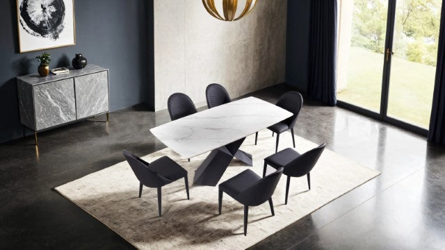 Lenvik - 7 Pc Dining Table Set