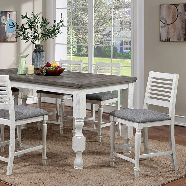 Calabria - 7 Pc Counter Ht Table Set