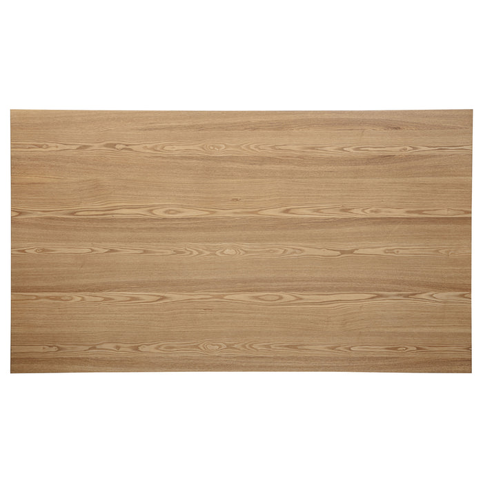 Andrews 66-inch Rectangular Dining Table Light Ash and White