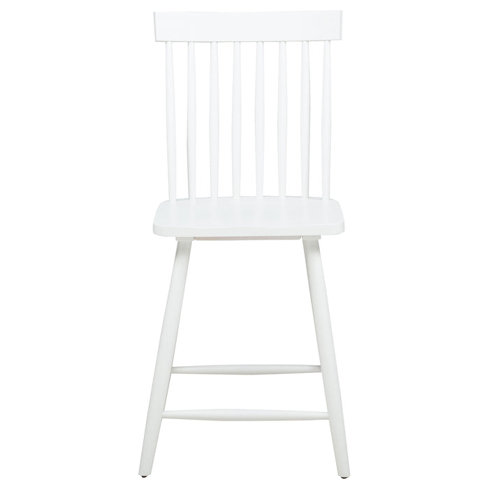 Andrews Windsor Counter Height Dining Side Chair White (Set of 2)