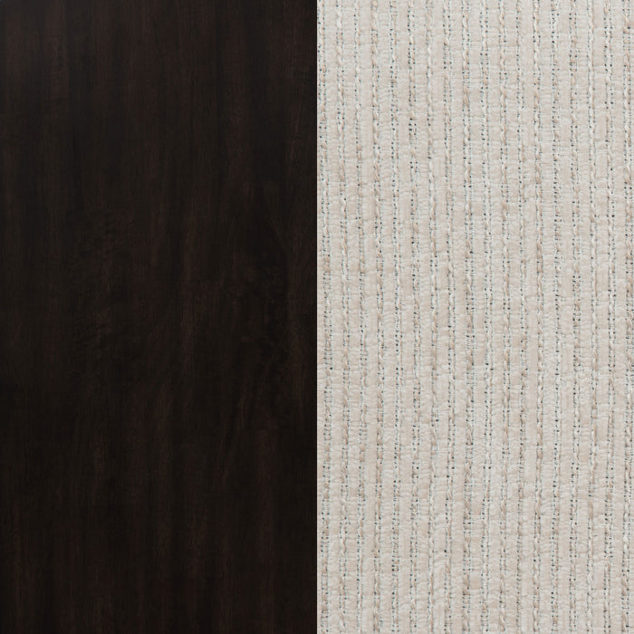 Catley 5-piece Round Drop Leaf Dining Table Set Dark Coffee