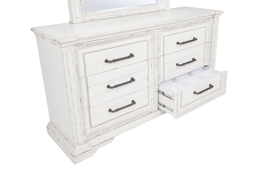 McKinney 5-piece Eastern King Bedroom Set Vintage White