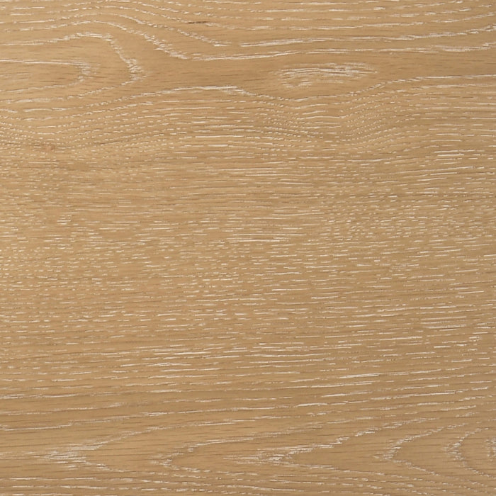 Ottowa Round Wood Side End Table with Shelf Washed Oak