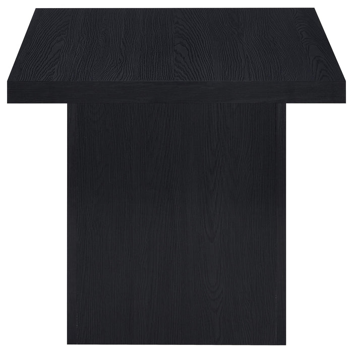 Devar 3-piece Square Cocktail Coffee End Table Set Black