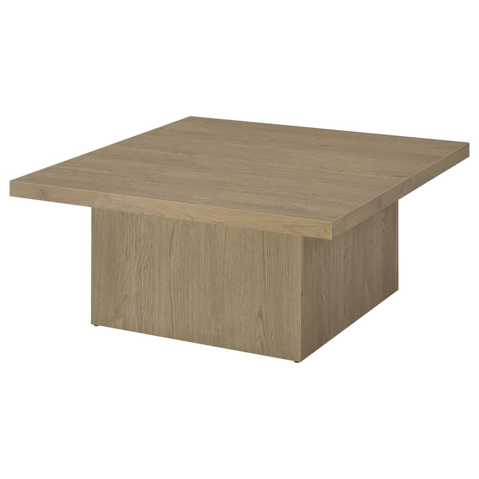 Devar Square Engineered Wood Cocktail Coffee Table Latte