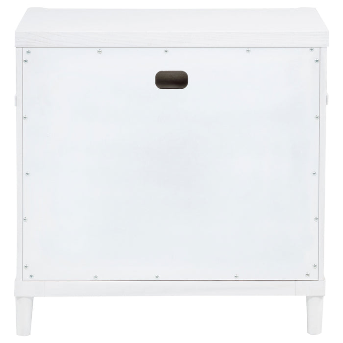 Gracemont 3-drawer Bedroom Nightstand Bedside Table White