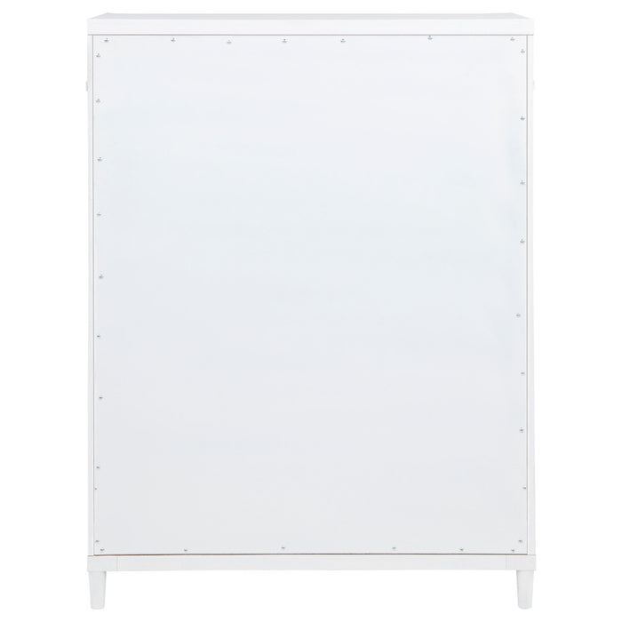 Gracemont 5-drawer Bedroom Chest of Drawers White