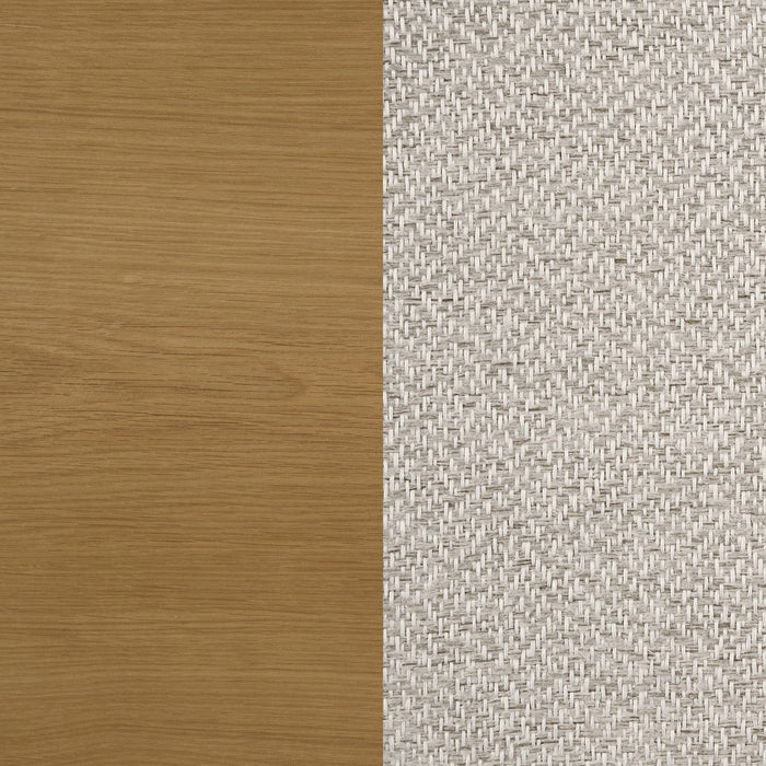 Hartville 7-piece Round Dining Table Set Natural Light Brown