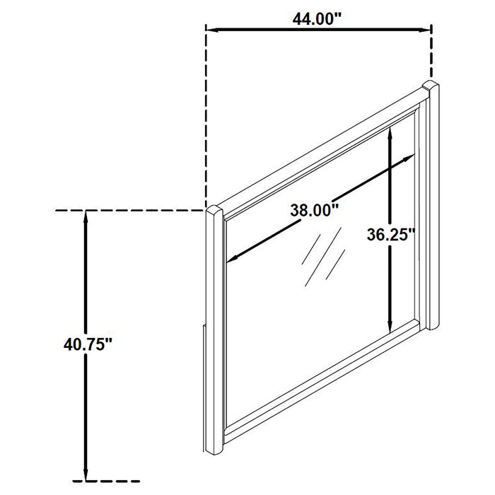 Leandro 5-piece Queen Bedroom Set Burnished Black