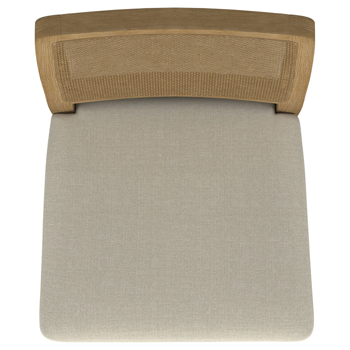 Arini 7-piece Round Dining Room Table Set Sand Wash