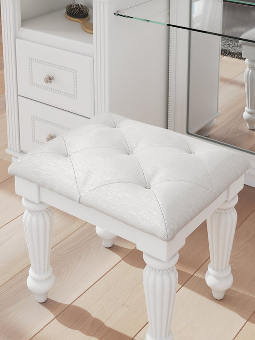 Kozlani Vanity Upholstered Stool