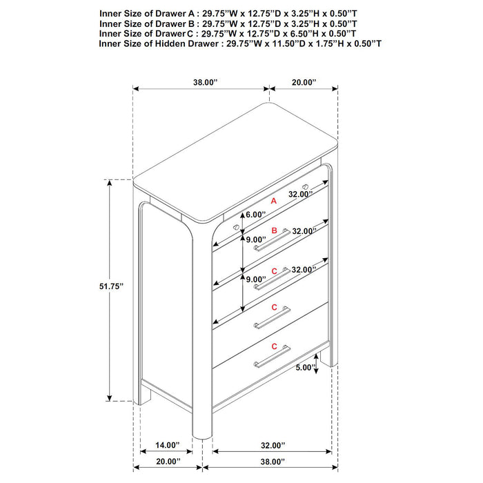 Solano 5-piece Eastern King Bedroom Set Weathered Mango