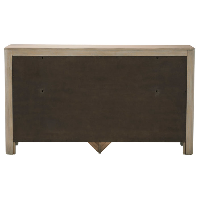 Solano 9-drawer Bedroom Dresser Cabinet Weathered Mango