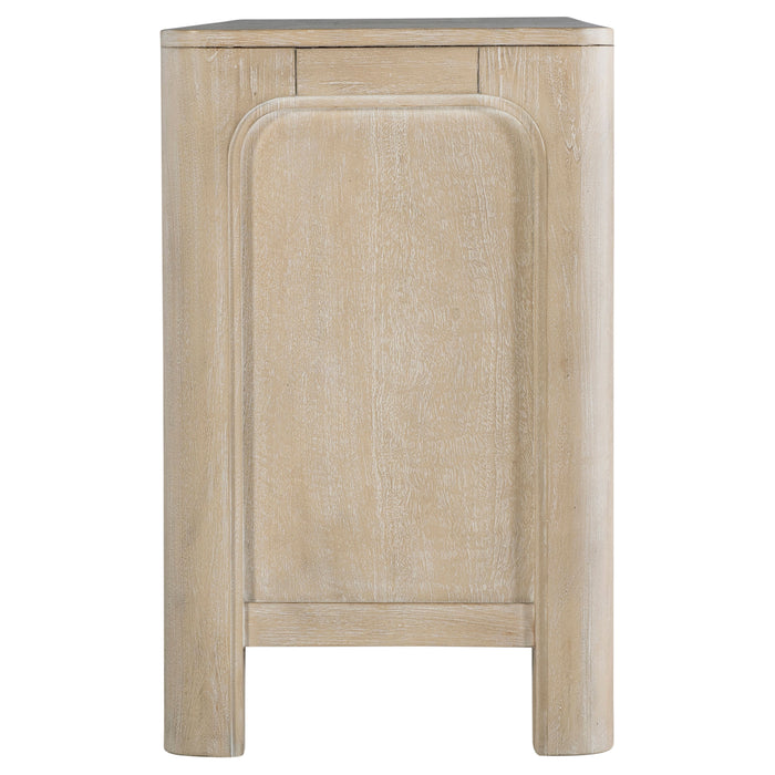 Solano 71-inch 2-door TV Stand Media Console Weathered Mango