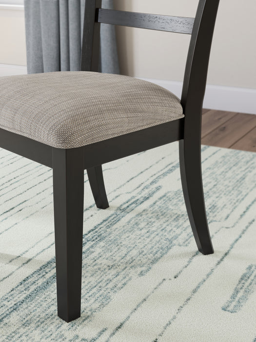 Greddinton Dining Table and 4 Chairs