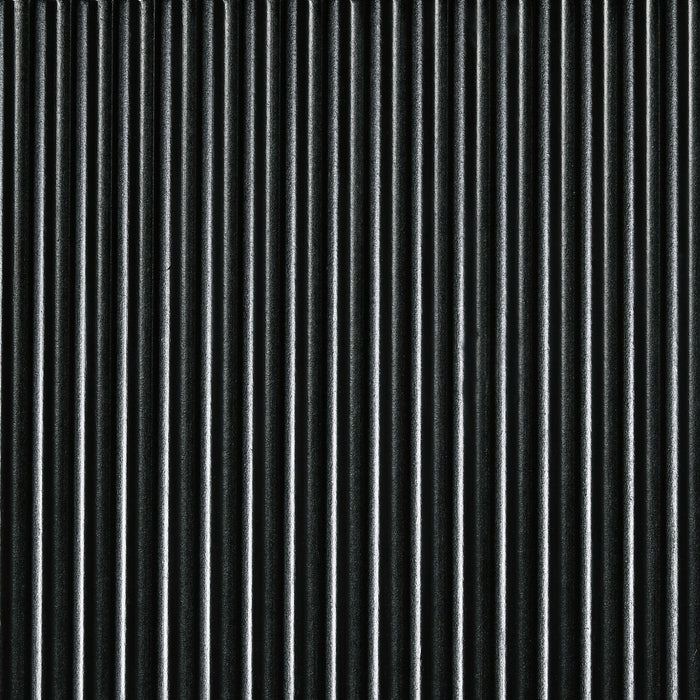 Lorient 8-drawer LED Flame Box Dresser and Mirror Black