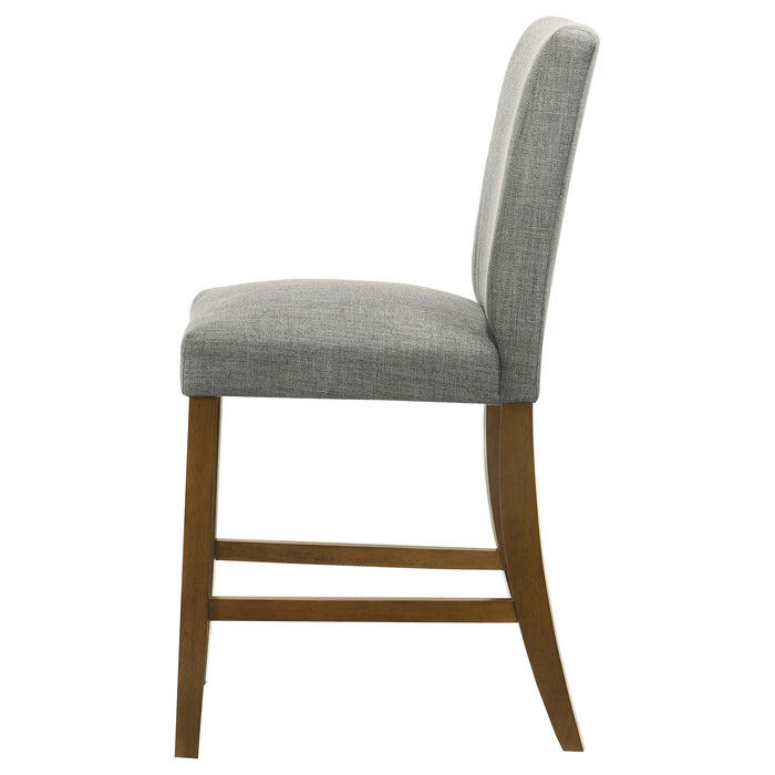 Paxton Upholstered Counter Height Dining Chair Grey (Set of 2)