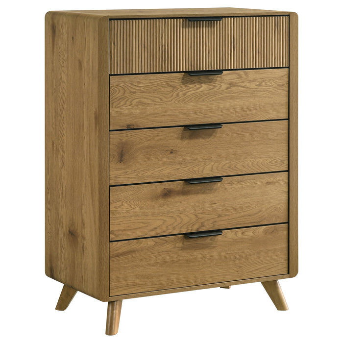 Bennett 5-piece Queen Bedroom Set Light Oak