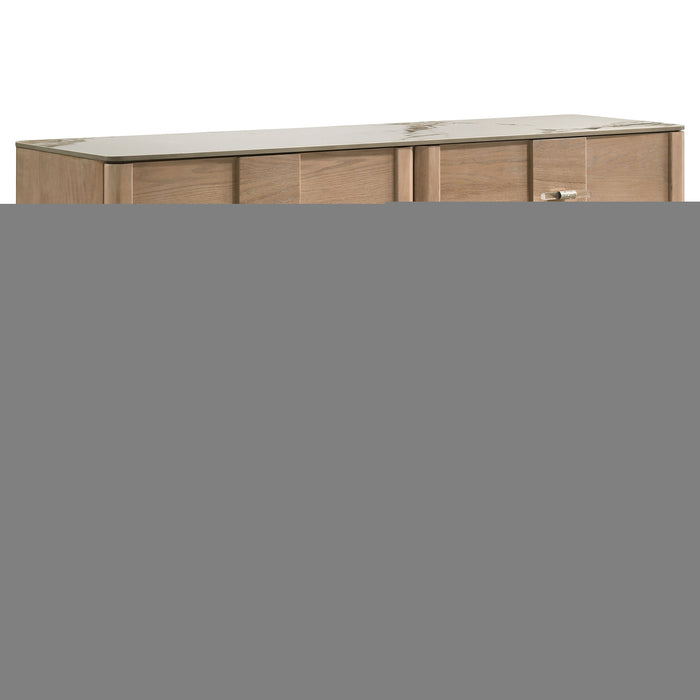 Leanne 5-piece Queen Bedroom Set Light Oak